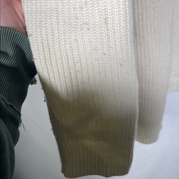 JENNI KAYNE WOMENS CASHMERE CARDIGAN SWEATER IVORY SMALL - Picture 7 of 8